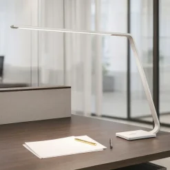 Lama stilnovo lampada da scrivania bianca led 3000k dimmerabile touch