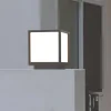 Lampada da appoggio per esterno cubo antracite