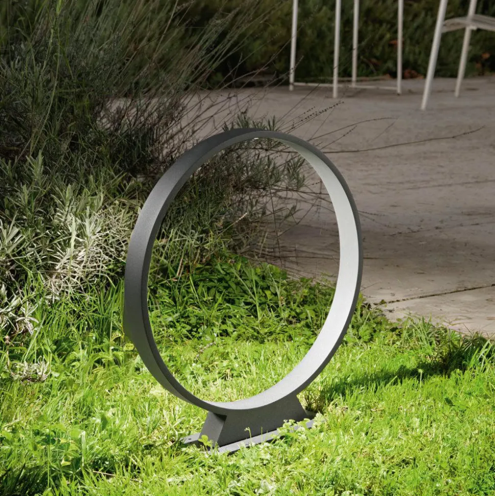 Lampada da esterno giardino antracite led 5w 3000k ondaluce mirta ip54