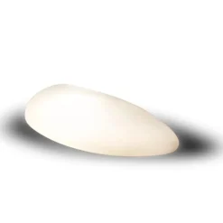 Lampada da esterno giardino sasso bianco