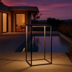 Lampada da esterno ideal lux ipotesi pt h73 nera