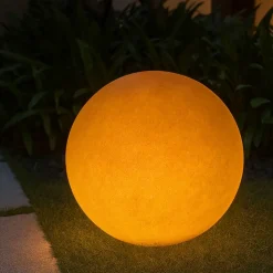 Lampada da esterno sfera 55cm ip65 da giardino ligneo linea light oh! mars