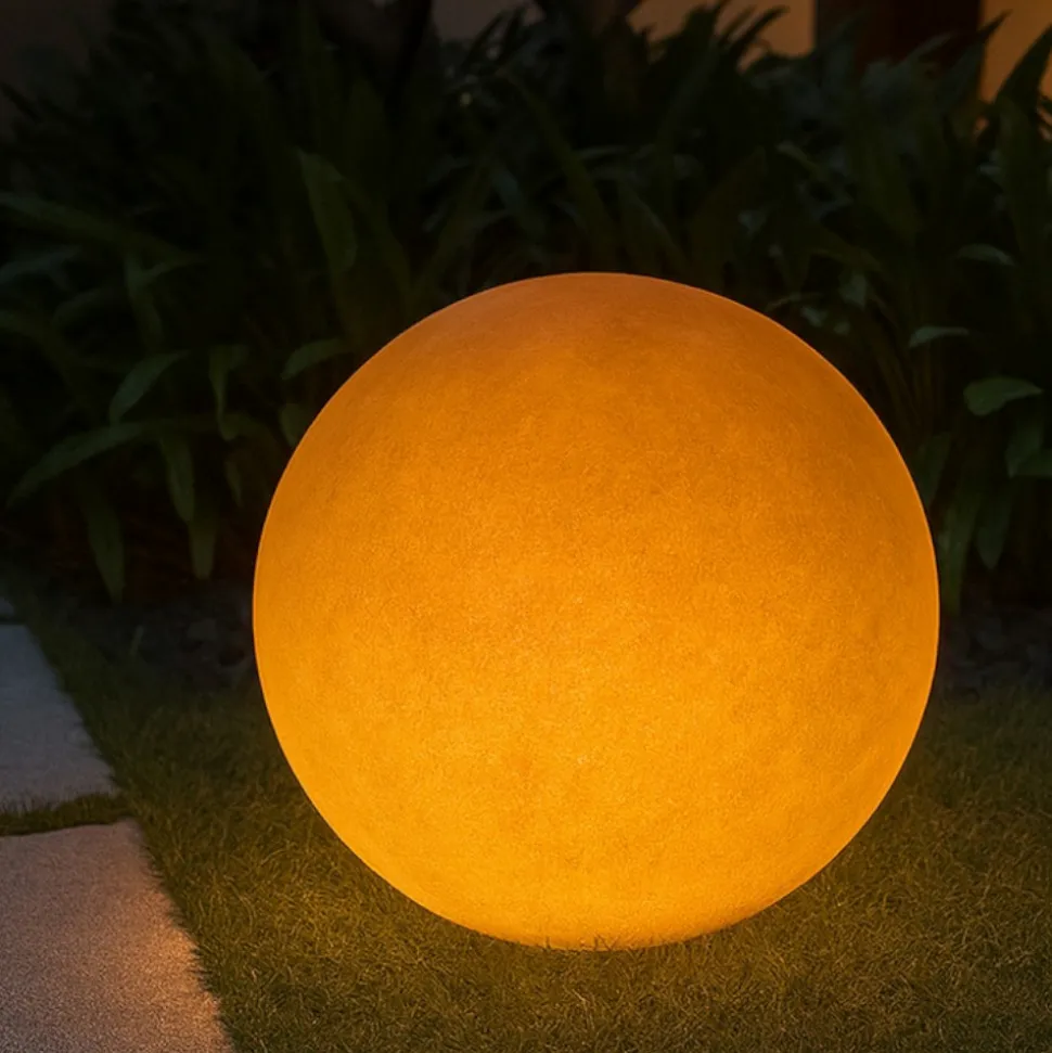 Lampada da esterno sfera 55cm ip65 da giardino ligneo linea light oh! mars