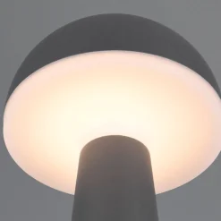 Lampada da tavoli per esterno antracite portatile ricaricabile