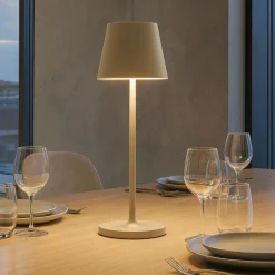 Lampada da tavolino h28 cm minidiva sabbia portatile perenz illuminazione