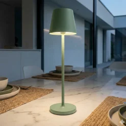 Lampada da tavolino h28 cm minidiva salvia perenz illuminazione