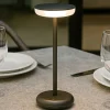 Lampada da tavolino led grigio soap perenz portatile per esterno