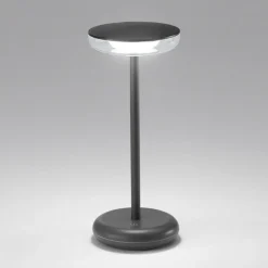 Lampada da tavolino led grigio soap perenz portatile per esterno