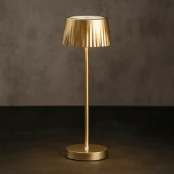 Lampada da tavolino per esterno oro led 3w 3000k ondaluce lt macao