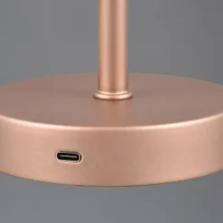 Lampada da tavolino per ristorante senza fili marrone caffe per esterno