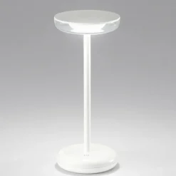 Lampada da tavolino portatile per esterno bianca soap perenz