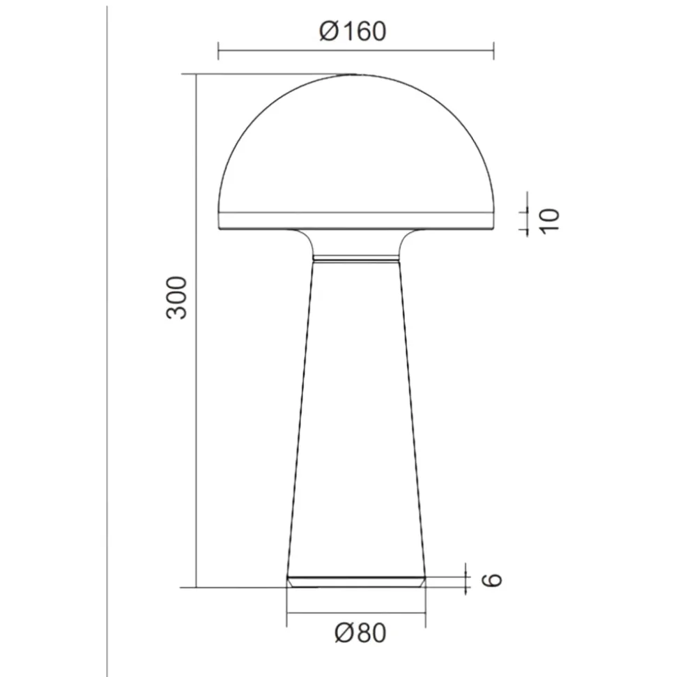 Lampada da tavolino portatile senza fili sabbia led 3000k