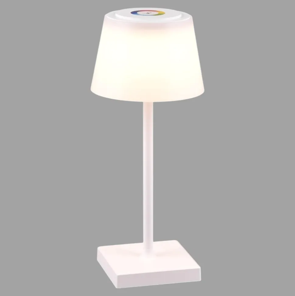Lampada da tavolino senza fili led cct rgb dimmerabile bianca