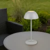 Lampada da tavolino senza fili per esterni design grigia