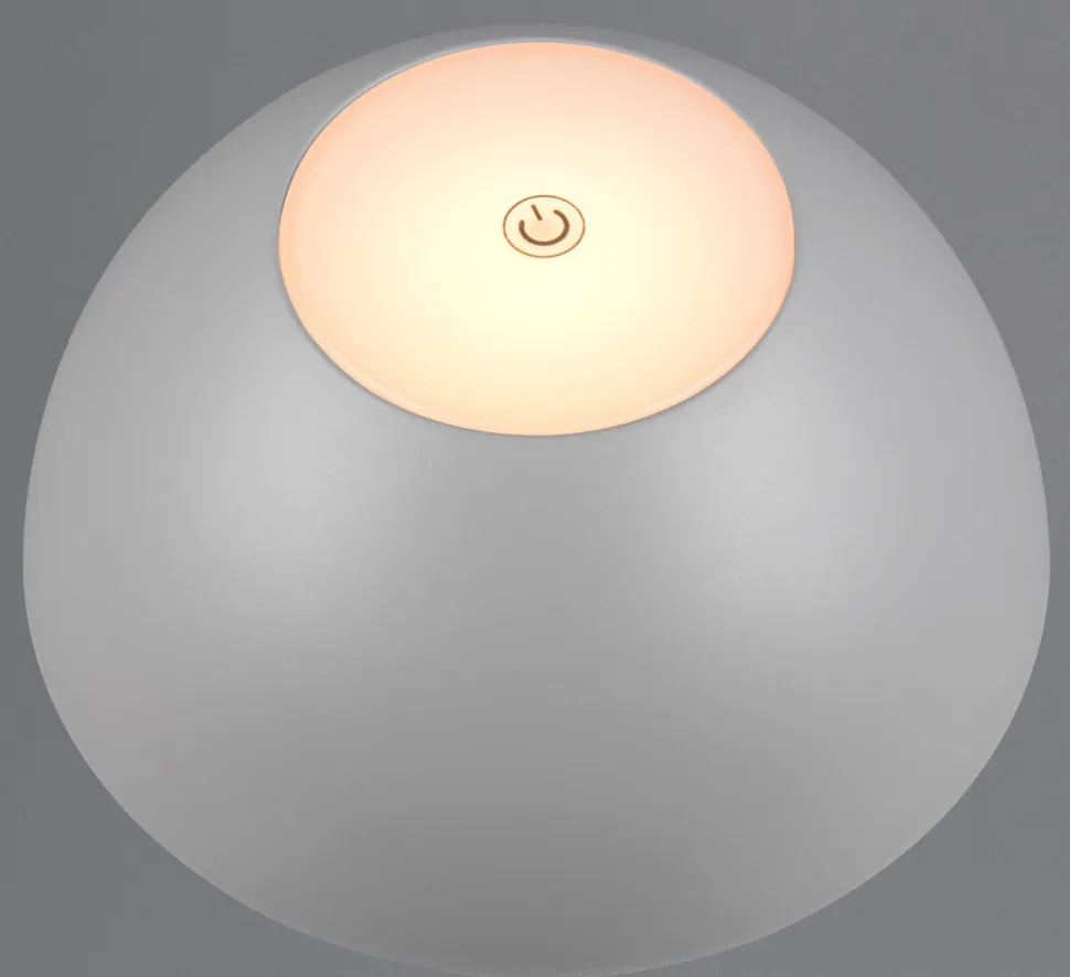 Lampada da tavolino senza fili per esterni design grigia