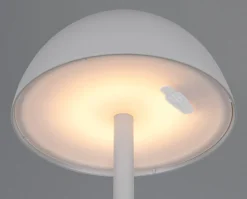 Lampada da tavolino senza fili per esterni design grigia