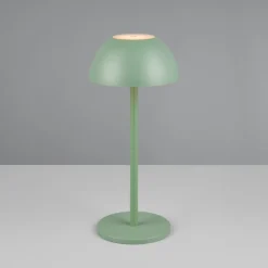 Lampada da tavolino verde pistacchio portatile senza fili per esterno