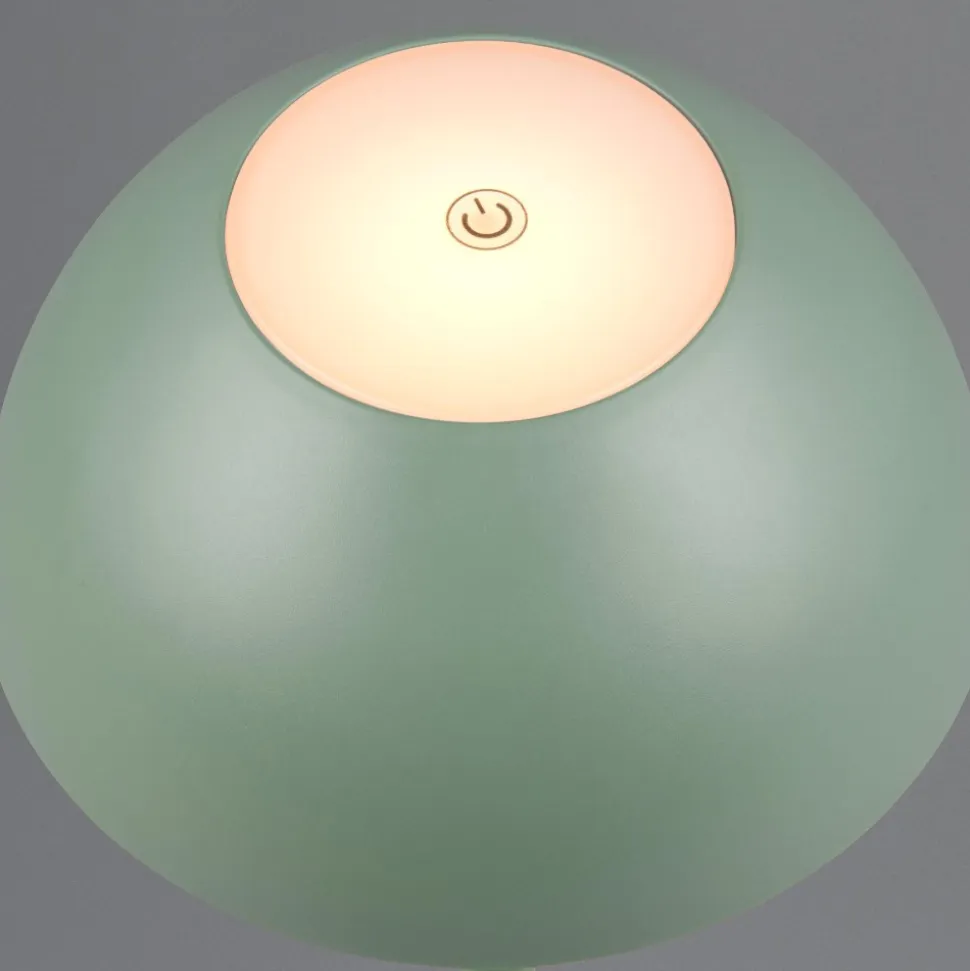 Lampada da tavolino verde pistacchio portatile senza fili per esterno