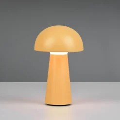 Lampada da tavolo da esterno senza fili giallo per esterni ricaricabile moderna