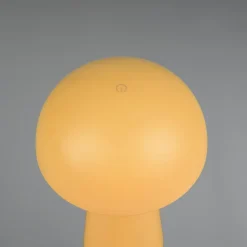 Lampada da tavolo da esterno senza fili giallo per esterni ricaricabile moderna