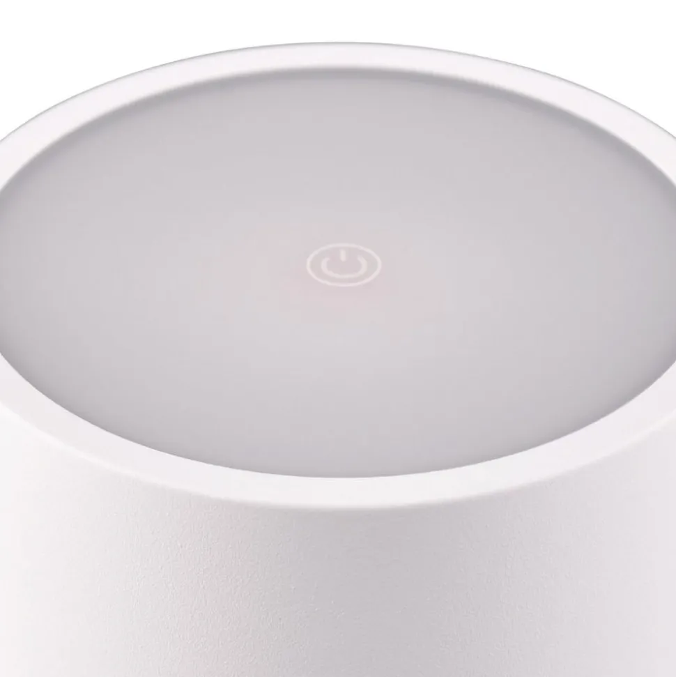 Lampada da tavolo per esterno senza fili bianca led ricaricabile