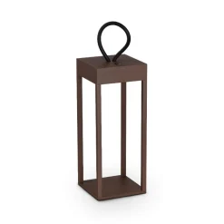 Lampada da tavolo per esterno enya tl ideal lux marrone ip54 led