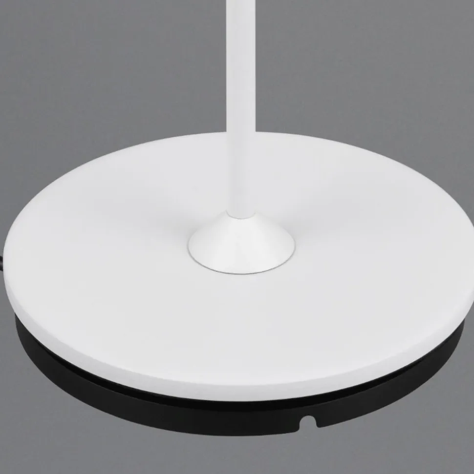 Lampada da tavolo portatile bianca ricaricabile led 3000k