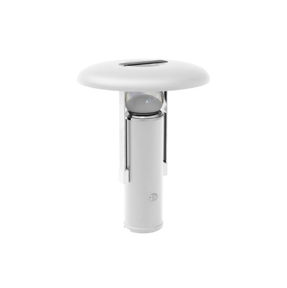Lampada da tavolo portatile senza fili linea light camping bianca
