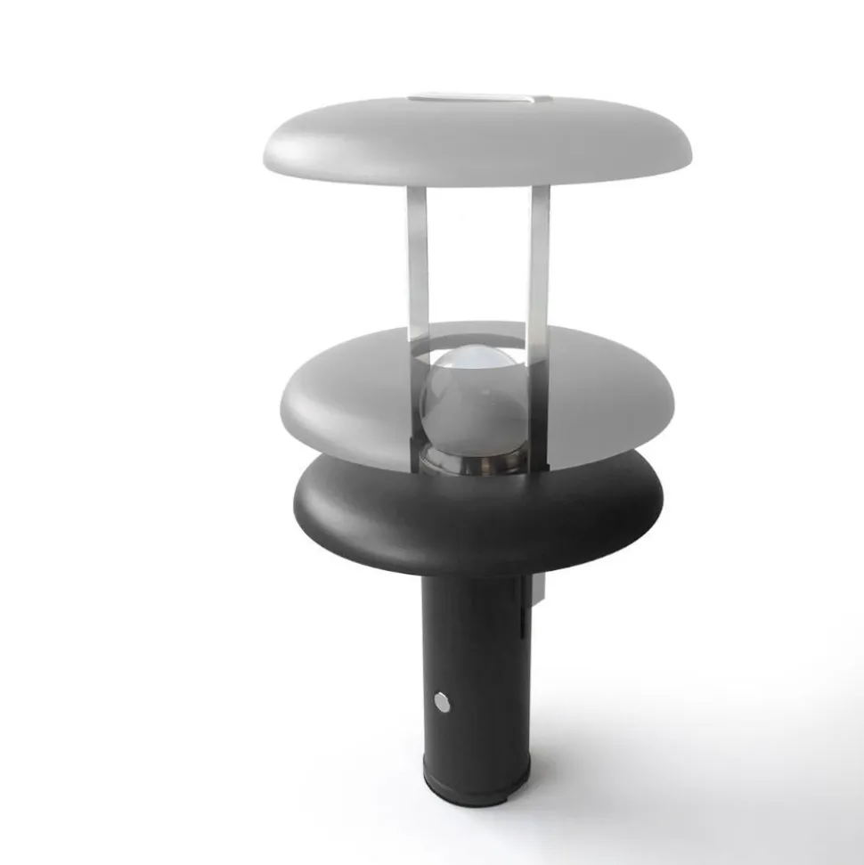 Lampada da tavolo portatile senza fili linea light camping bianca