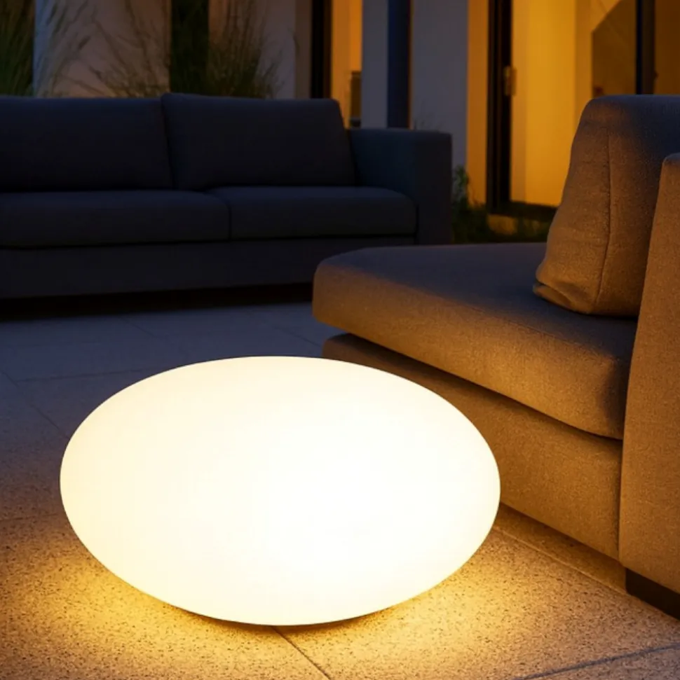 Lampada da terra sfera per esterni 55cm linea light oh! smash fl65