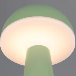 Lampada led senza fili ta tavolo portatile verde pistacchio per esterni