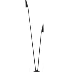 Lampada moderna da esterno nera led 17w 3000k