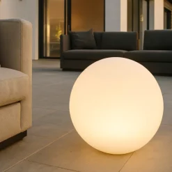 Lampada per giardino sfera 38cm ianca linea light oh! garden