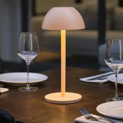 Lampada per tavolo da esterno senza fili sabbia moderna ricaricabile