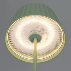 Lampada portatile led 3000k da tavolo verde pistacchio
