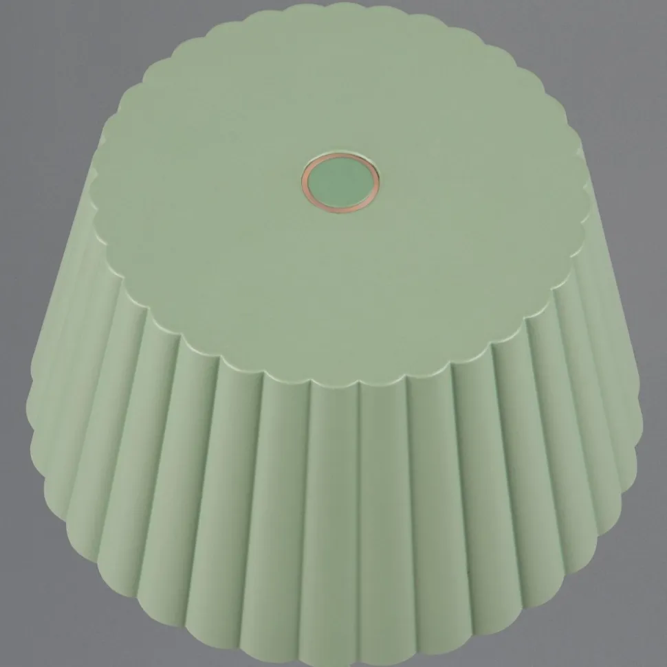 Lampada portatile led 3000k da tavolo verde pistacchio