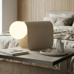 Lampada abat-jour da comodino design moderna sabbia fabas birba