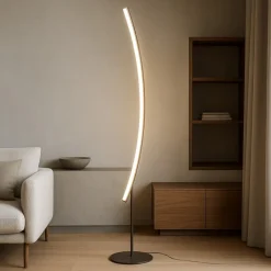 Lampada ad arco led 24w 3000k vivida bow sabbia