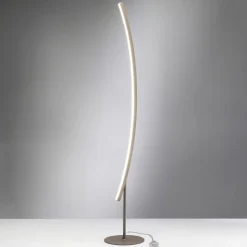 Lampada ad arco led 24w 3000k vivida bow sabbia