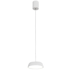 Lampada a sospensione bianca led 12w 3000k 4000k dimmerabile vivida pinco