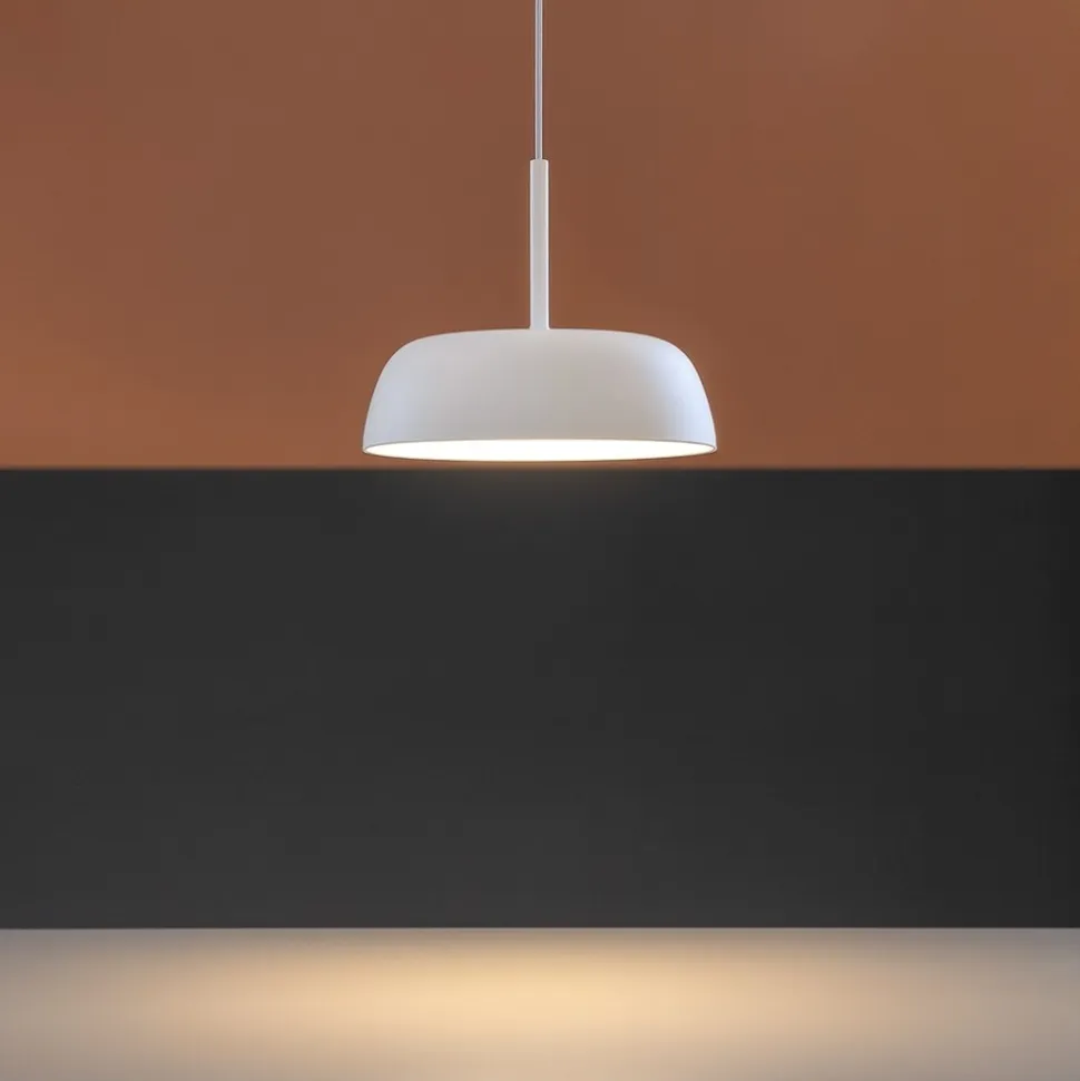 Lampada a sospensione bianca led 12w 3000k 4000k dimmerabile vivida pinco