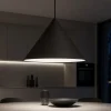 Lampada a sospensione design cono antracite vivida luminelle 30cm