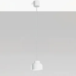 Lampada a sospensione isola moderna bottone bianco vivida