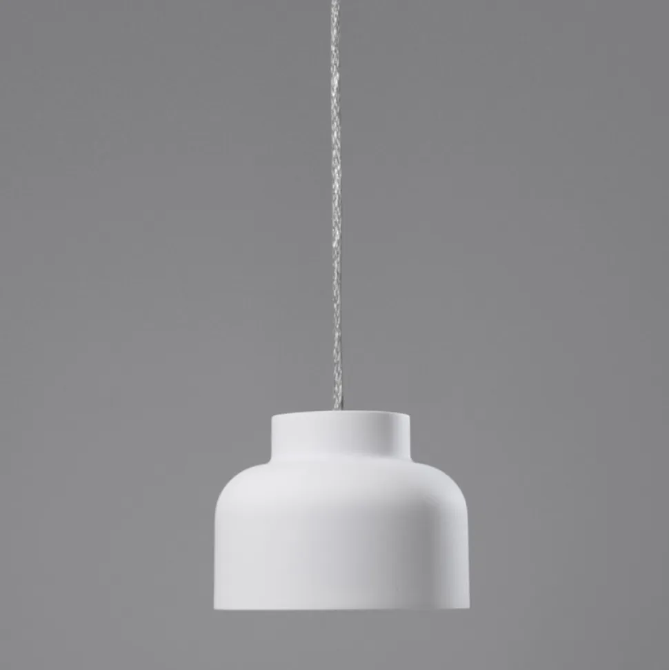 Lampada a sospensione isola moderna bottone bianco vivida