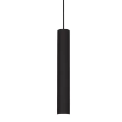 Lampada a sospensione look track nero incasso binario trifase