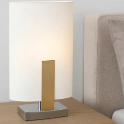 Lampada da comodino camera da letto legno oro top light wood