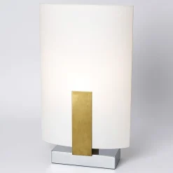 Lampada da comodino camera da letto legno oro top light wood
