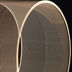 Lampada da comodino design moderna abat jour oro