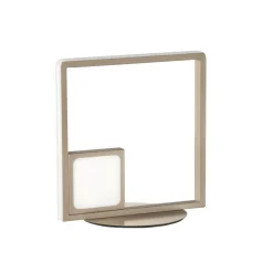 Lampada da comodino dowel lt oro ondaluce design moderna