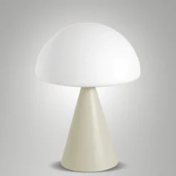 Lampada da comodino led in vetro moderna sabbia fabas luce blip